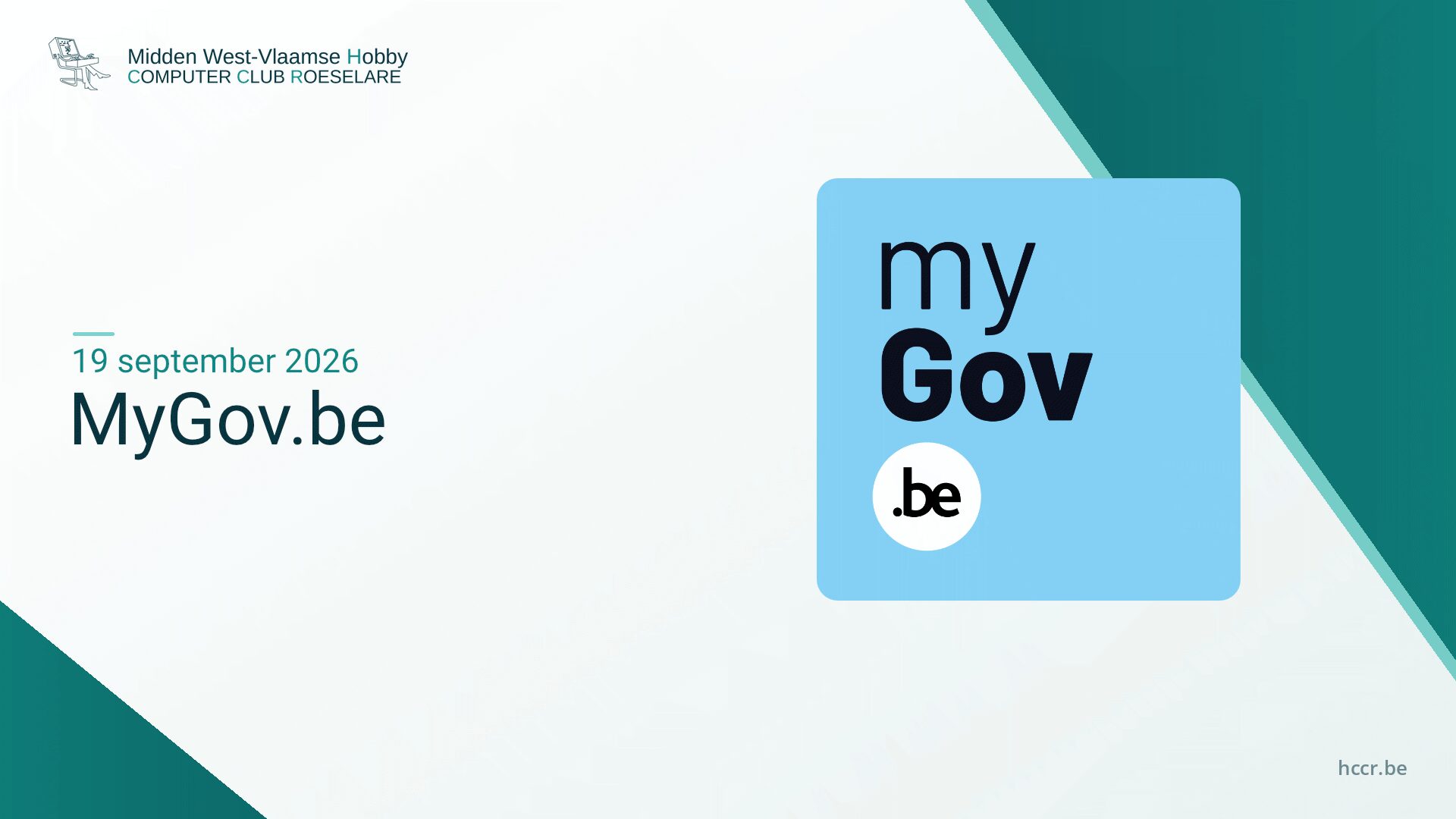 MyGov.be – 19 september 2026